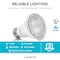 Luxrite PAR20 LED Light Bulbs 7W (50W Equivalent) 500LM 3500K Natural White Dimmable E26 Base 4-Pack LR31602-4PC - alternate 8